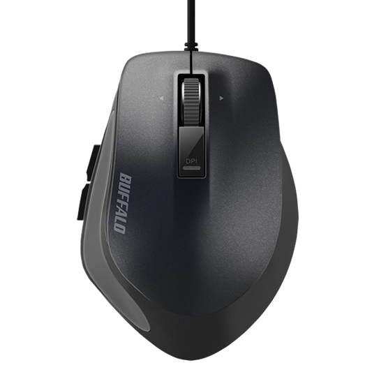 Buffalo BSMBU500M mouse Right-hand USB Type-A Blue LED 1600 DPI