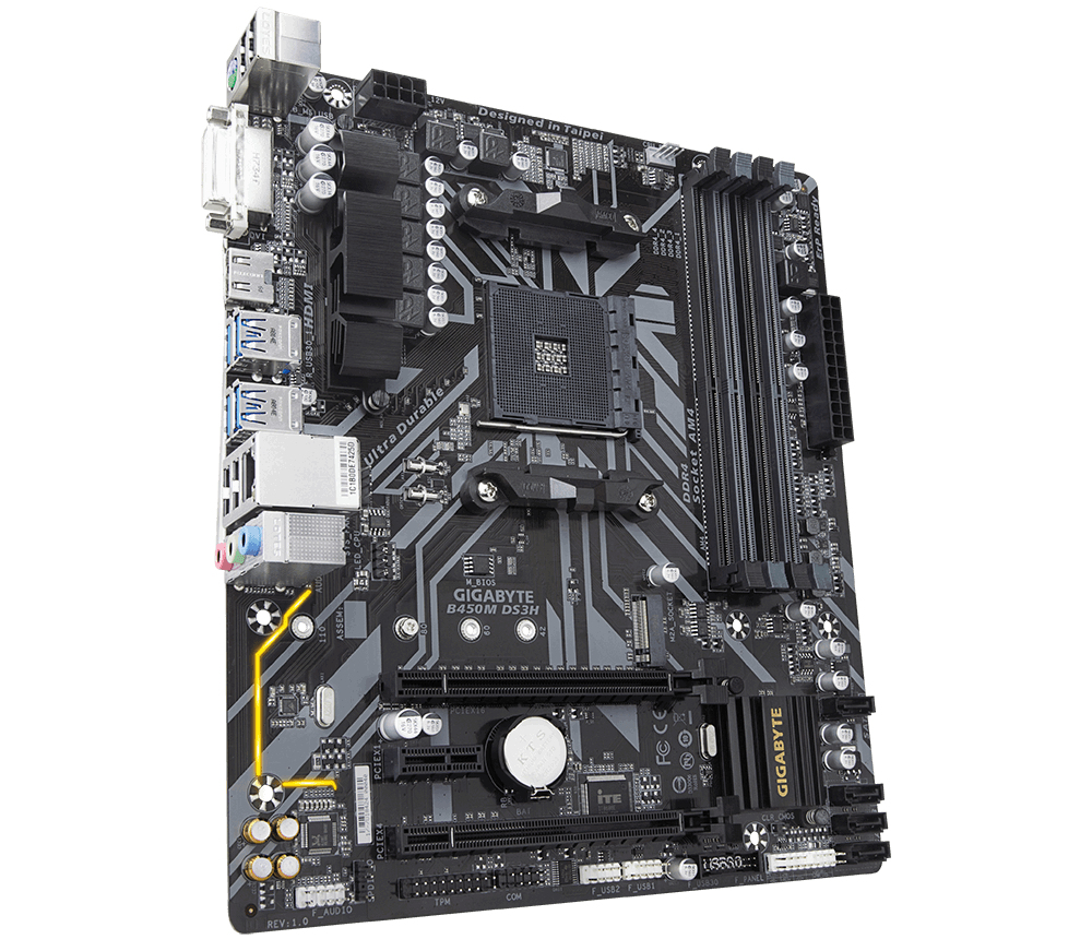 GIGABYTE B450M DS3H (rev. 1.0) – image 3