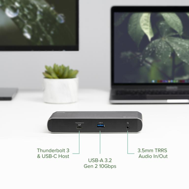Plugable Technologies TBT3-UDC1 laptop dock/port replicator Docking Thunderbolt 3 Black – image 5