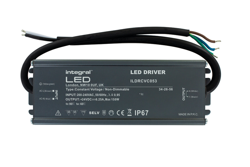 Integral LED ILDRCVC053 150W IP67 LED Sürücü 24V