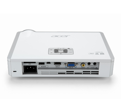 Acer Travel K335 Standard throw projector 1000 ANSI lumens DLP WXGA (1280x800) White – image 4