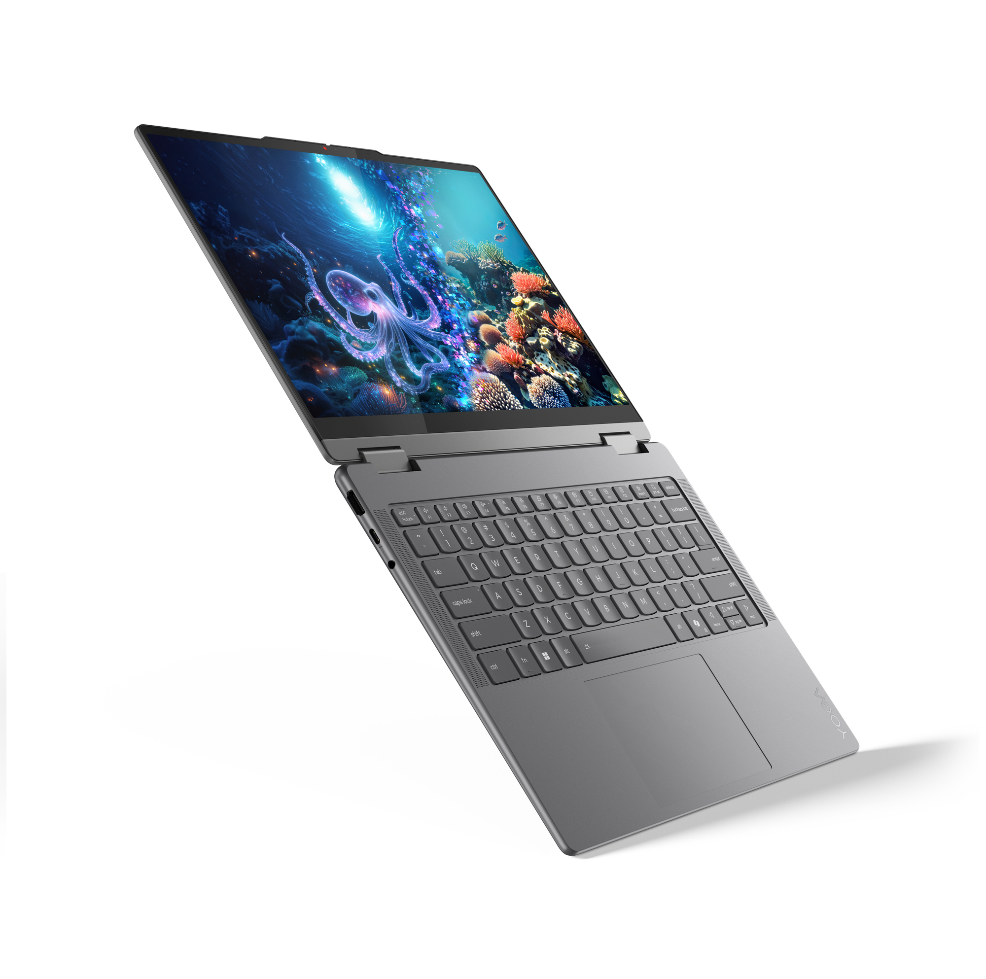LENOVO - Convertible 2 en 1 Lenovo Yoga 7 14ILL10, Copilot+ PC, Intel Core Ultra 5-226V, 16GB, 512GB SSD, 14' OLED, W11. - imagen 9