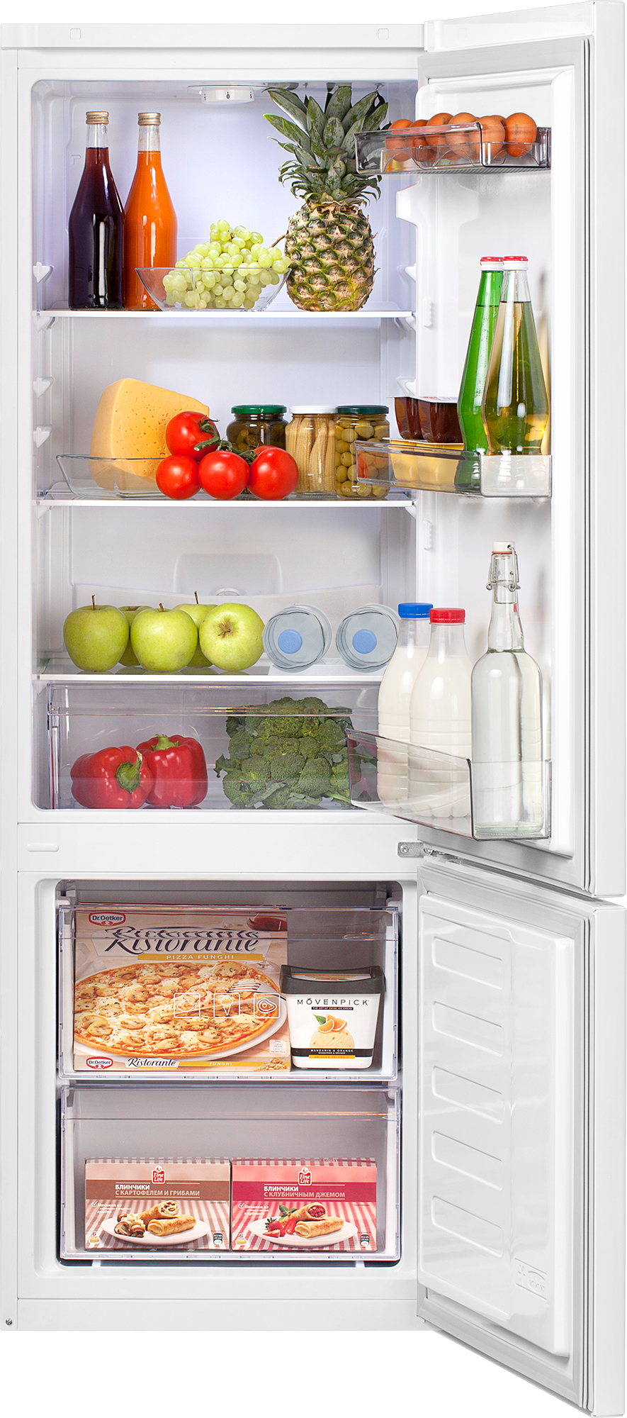 Beko RCSK240M30WN fridge-freezer Freestanding – image 3