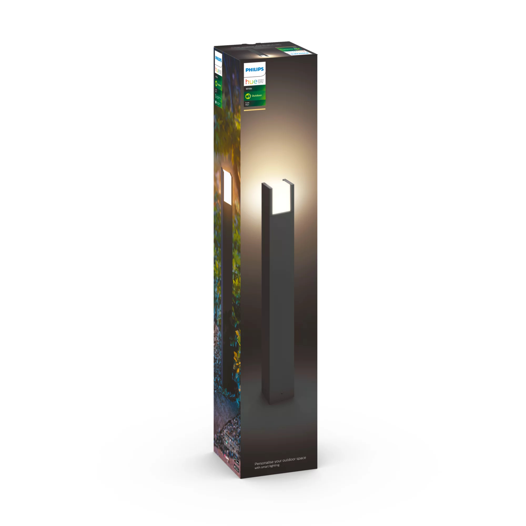 Philips by Signify Philips Hue White Fuzo Outdoor Post Light – image 3