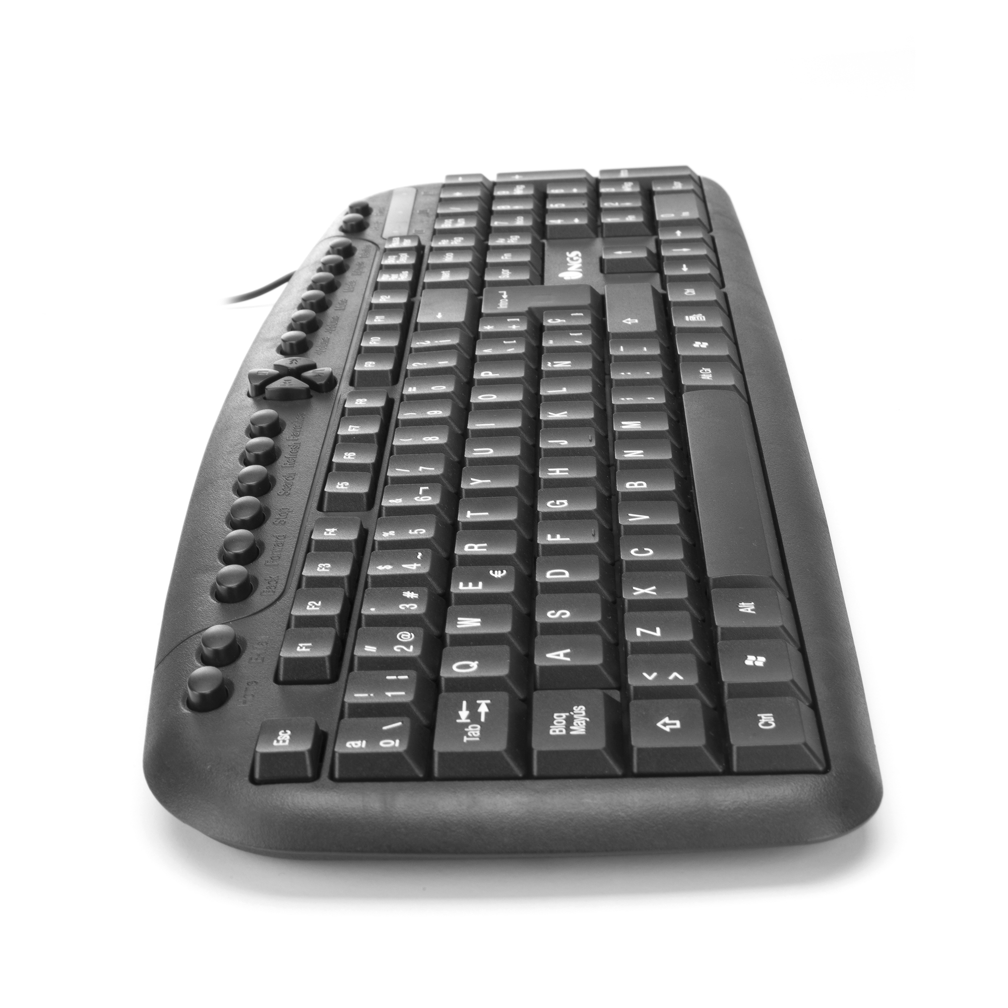 NGS PopCorn keyboard Office USB Spanish Black – image 3