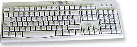 Manhattan 155052 keyboard Office USB White