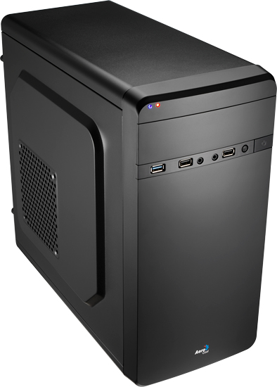Aerocool QS-180 Mini Tower Black – image 1