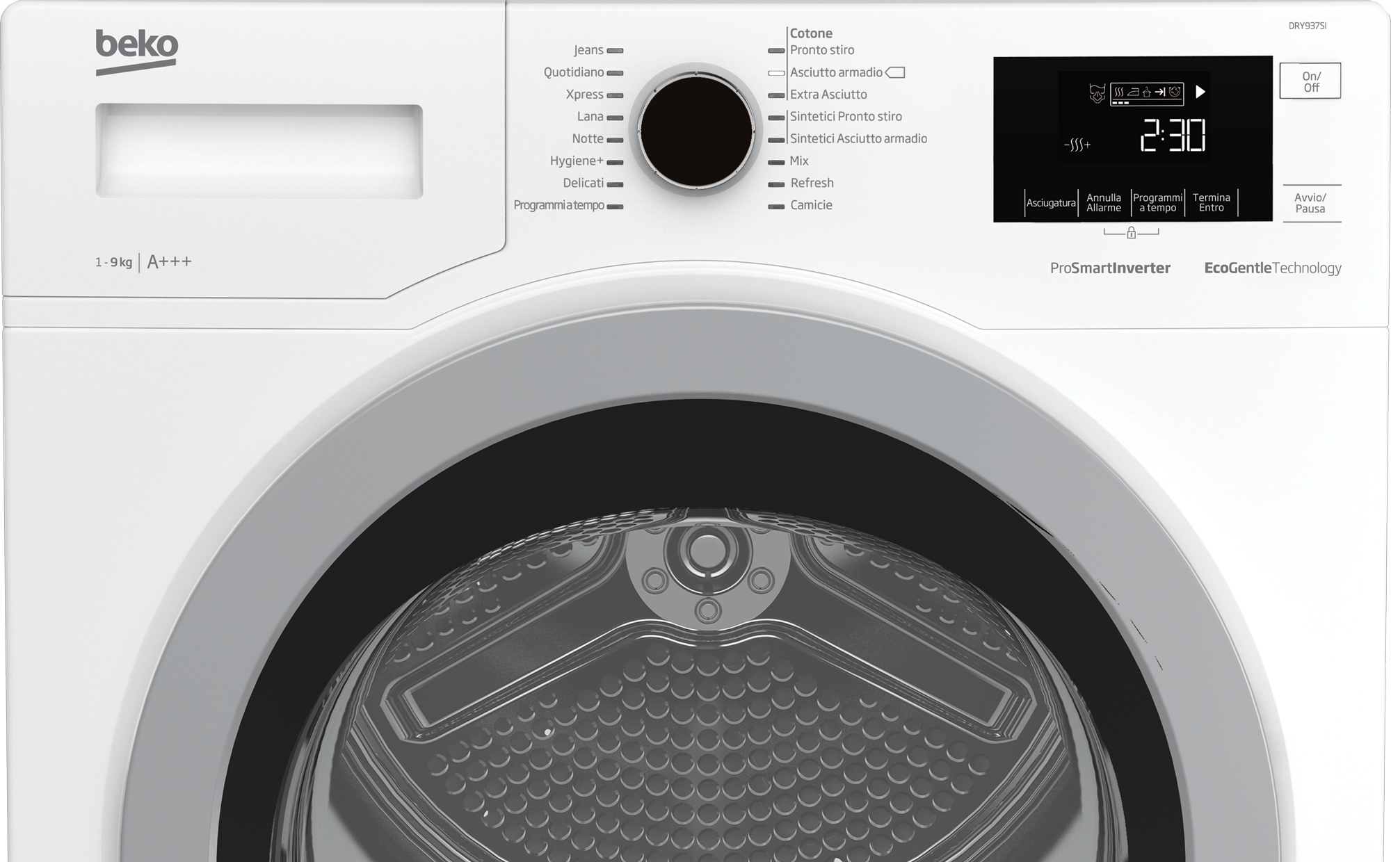 Beko DRY937SI tumble dryer Freestanding Front-load – image 3