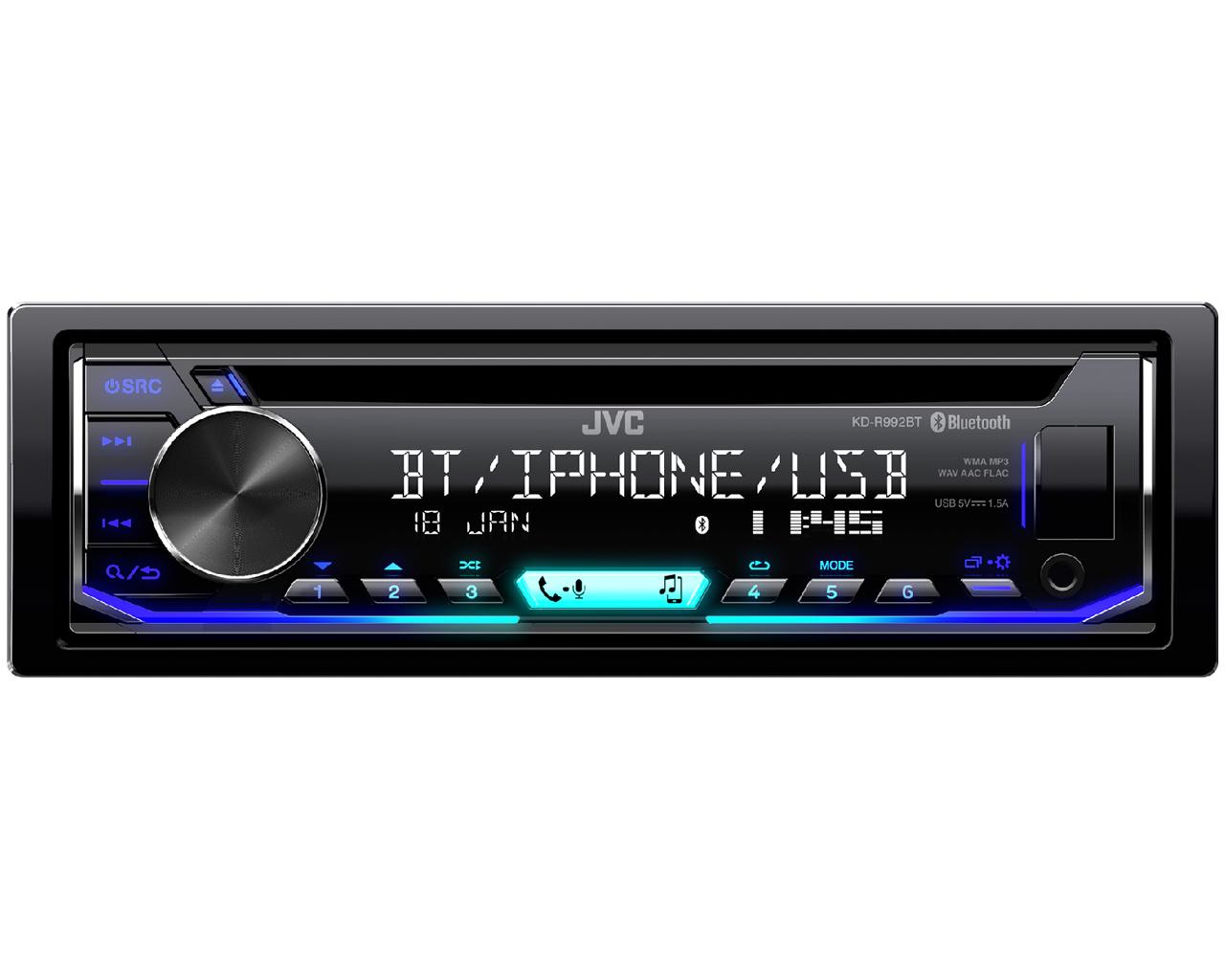 JVC KD-R992BT 1-DIN CD Receiver – image 1