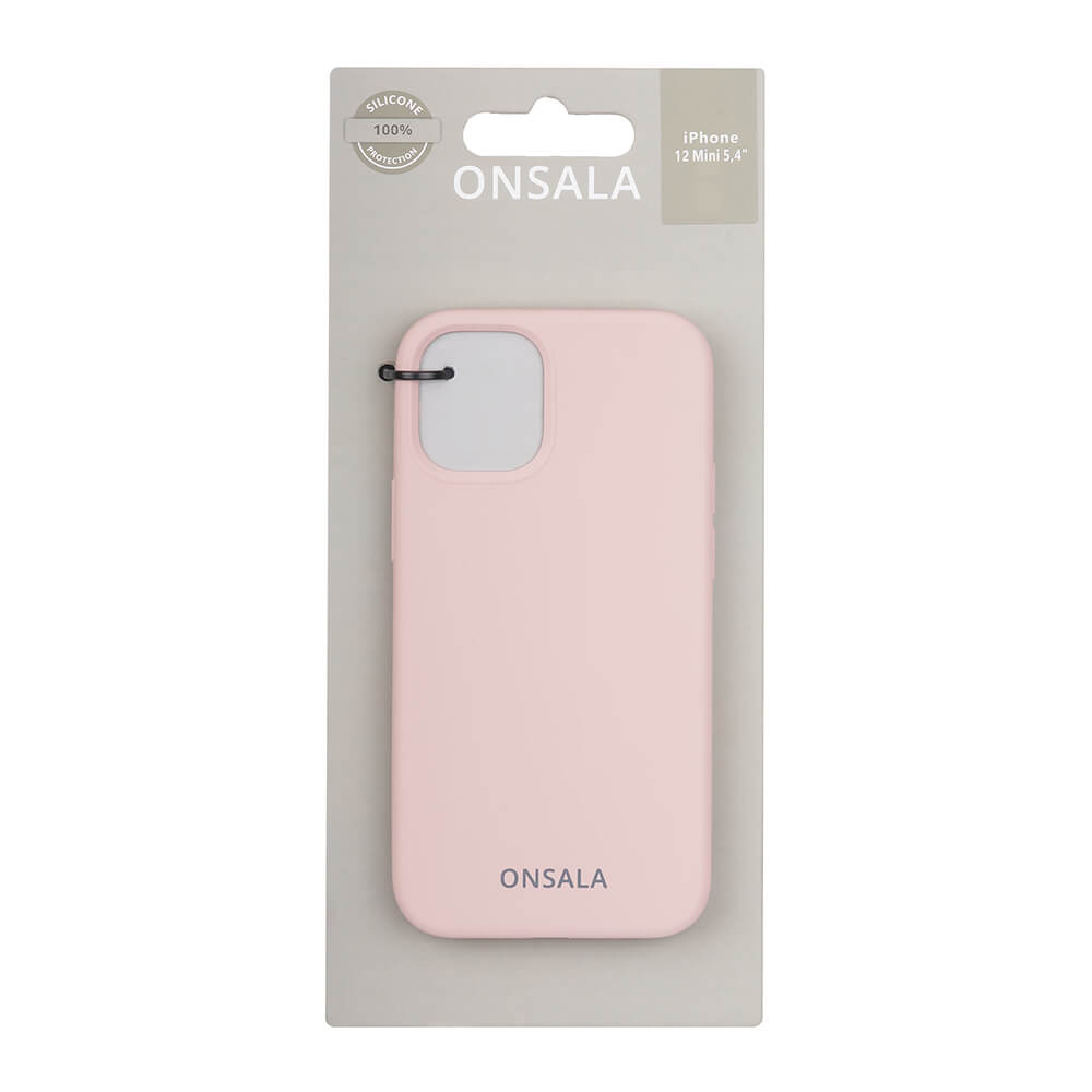 Onsala Phone Case Silicone Sand Pink - iPhone 12 Mini – image 2