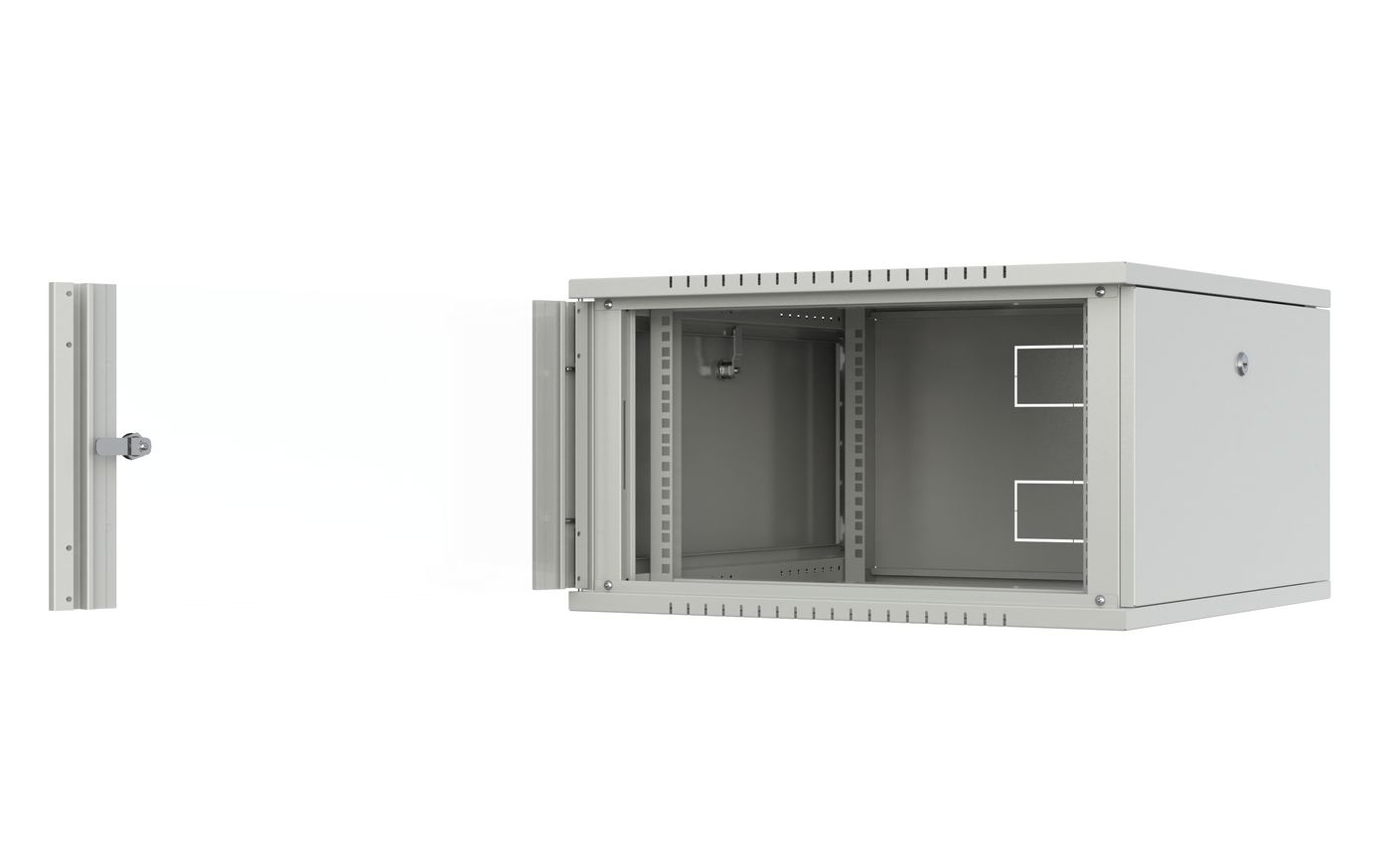 Lanview RWF07U66WH rack cabinet 7U Wall mounted rack White – image 2