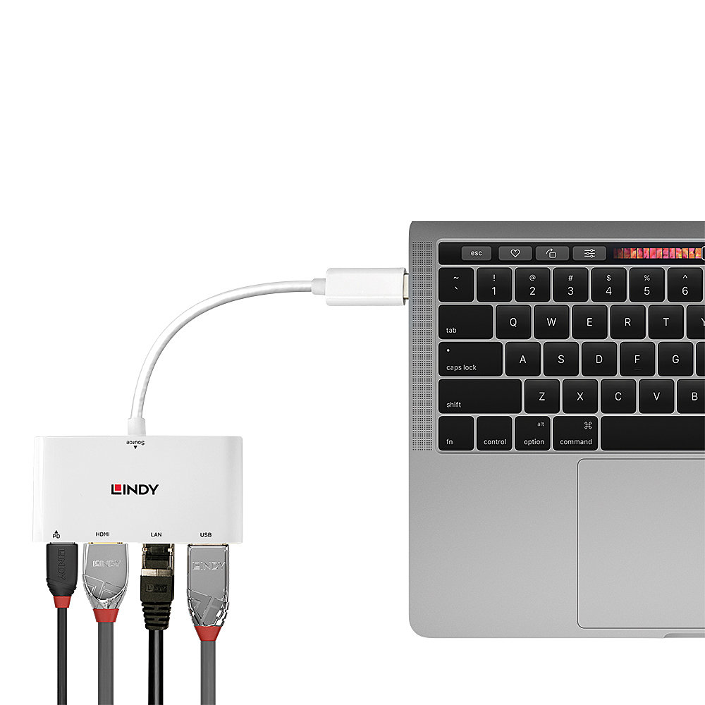 Lindy USB 3.1 Type C Mini Docking Station HDMI/RJ45/PD – image 2