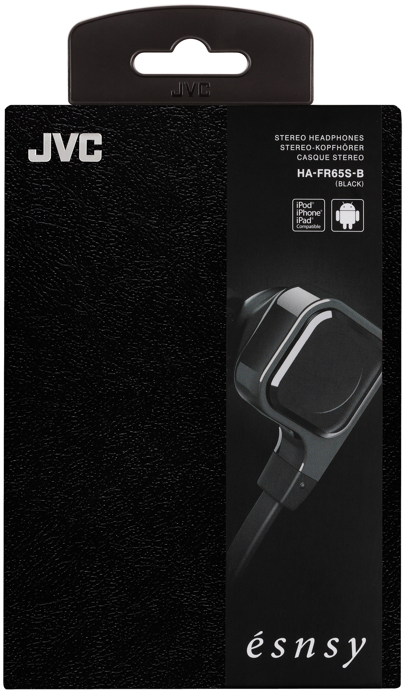 JVC HA-FR65S-B Headphones Wired In-ear Black – image 2
