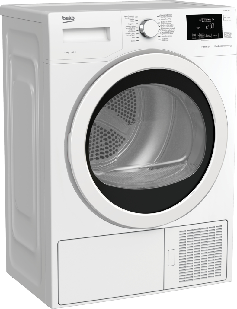 Beko HDF7434CSRX tumble dryer Freestanding Front-load – image 2
