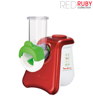 Moulinex DJ8115 electric grater/spiralizer Red, White – image 2