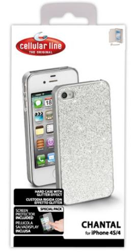 Cellularline CHANTALCIPHONE4SSL mobile phone case Cover Silver – image 2