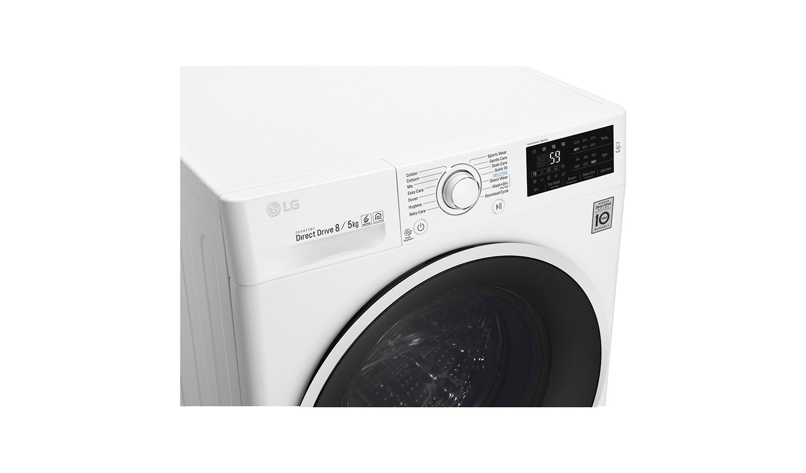 LG F4J6TMP0W washer dryer Freestanding Front-load White – image 7