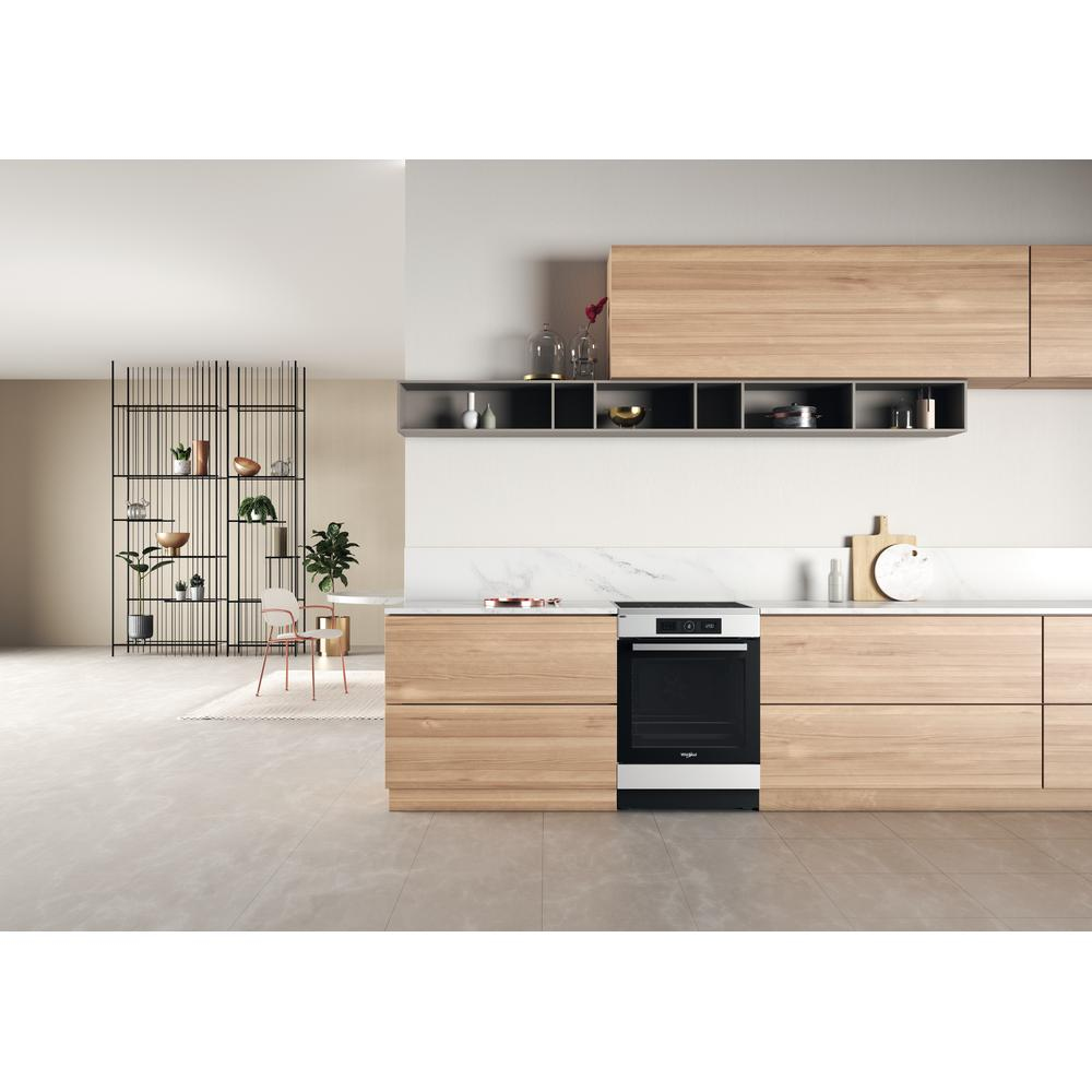 Whirlpool WS68IB8ACX/FR Freestanding cooker Electric Zone induction hob Stainless steel – image 9