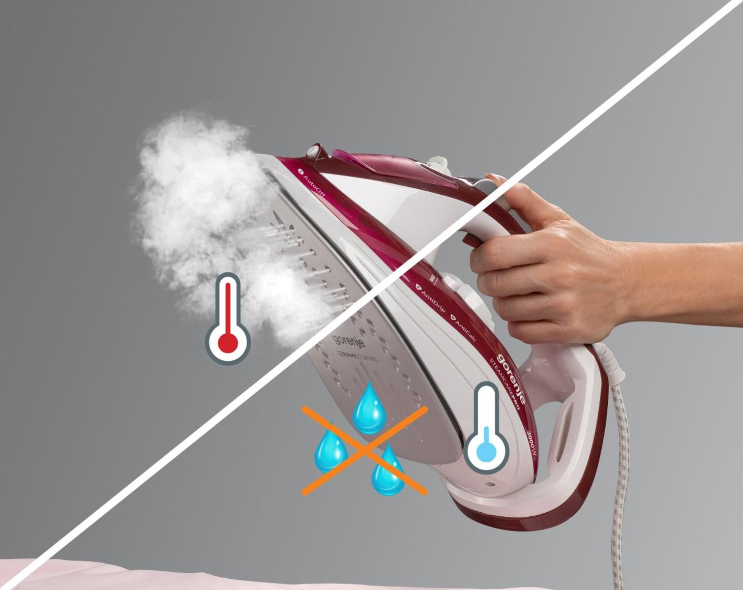 Gorenje SIH3000RBC Steam iron Ceramic soleplate – image 5