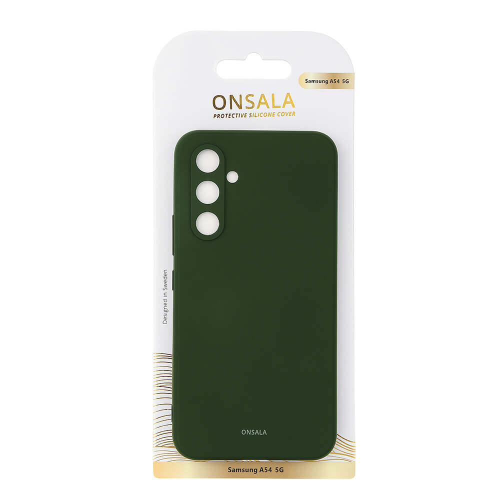 Onsala Phone Case Silicone Olive Green - Samsung Galaxy A54 – image 2
