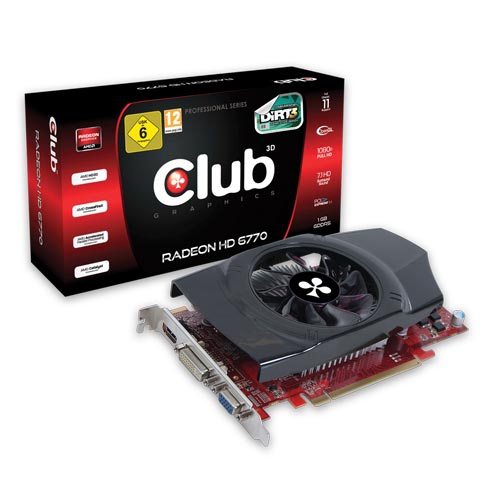 CLUB3D CGAX-67724I graphics card AMD Radeon HD6770 – image 1