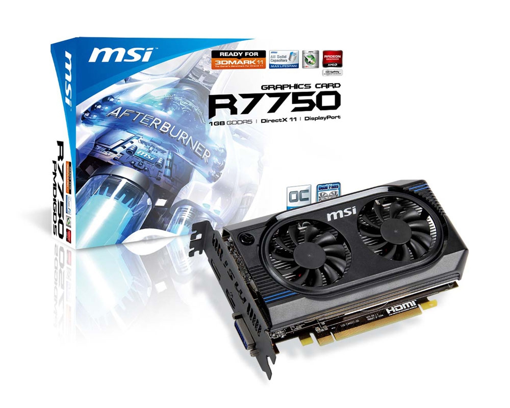MSI V279-010R graphics card AMD Radeon HD7750 – image 4