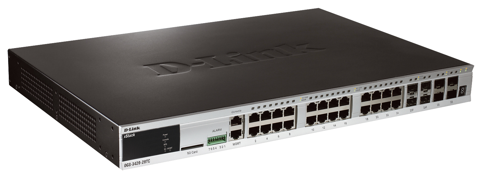 D-Link DGS-3420-28TC network switch Managed L2+ – image 2
