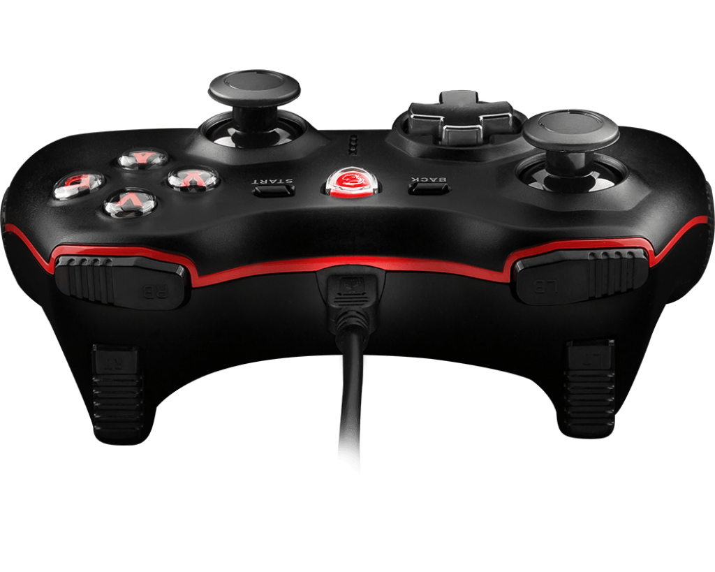 MSI FORCE GC20 Wired Pro Gaming Controller PC and Android 'PC and Android ready, adjustable D-Pad cover, Dual vibration motors, Ergonomic design, detachable cab – image 5