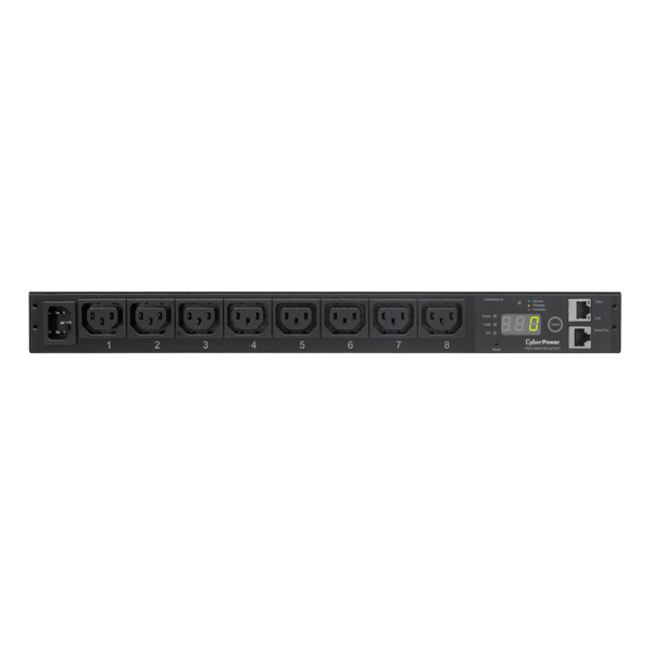 CyberPower PDU15MHVIEC8FNET power distribution unit (PDU) 8 AC outlet(s) 1U Black – image 3