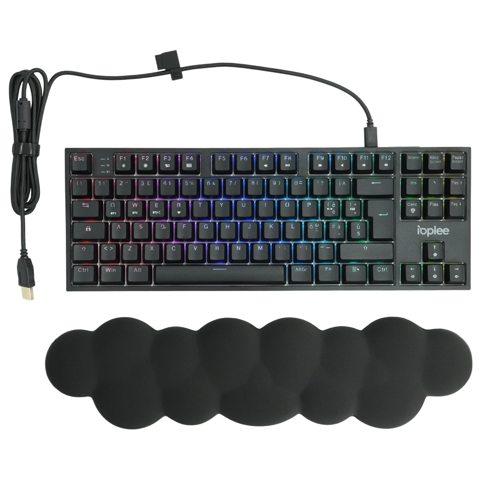 IOPLEE IOPEXTWSGKBS620 keyboard Gaming USB + Bluetooth QWERTY Italian Black – image 3