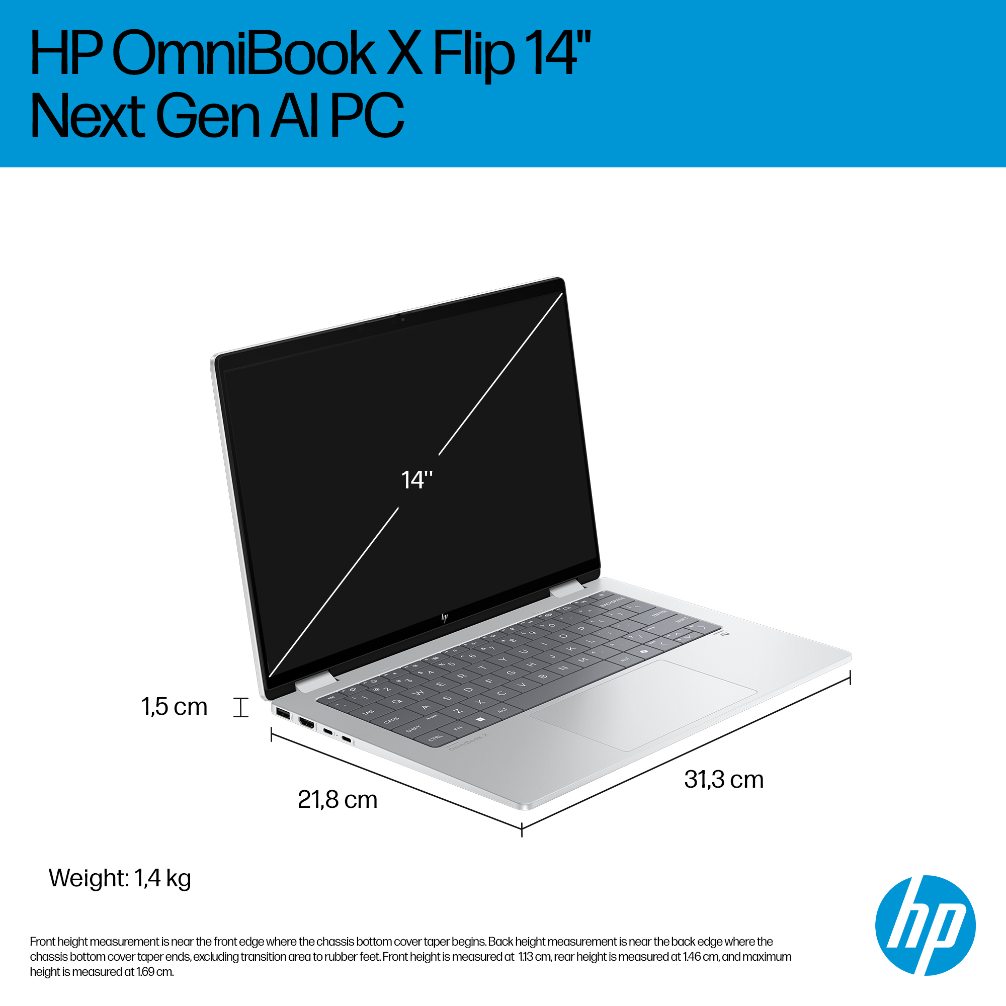 HP OmniBook X Flip 2-in-1 Laptop Next Gen AI 14-fm0013nax – image 6