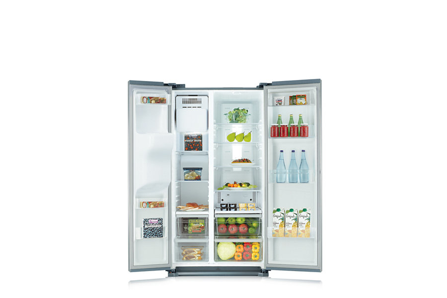 Samsung RS7567BHCSL side-by-side refrigerator Freestanding – image 3