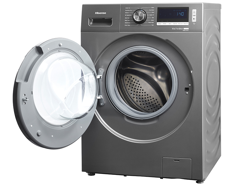 Hisense WDBL1014VT washer dryer Freestanding Front-load Titanium – image 5