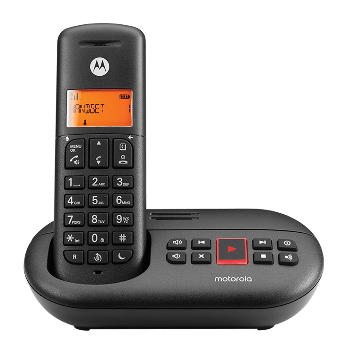 Motorola E211 DECT telephone Caller ID Black