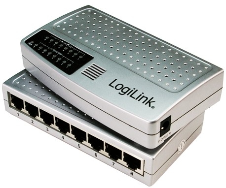 LogiLink Fast Ethernet Desktop Switch 8-Port