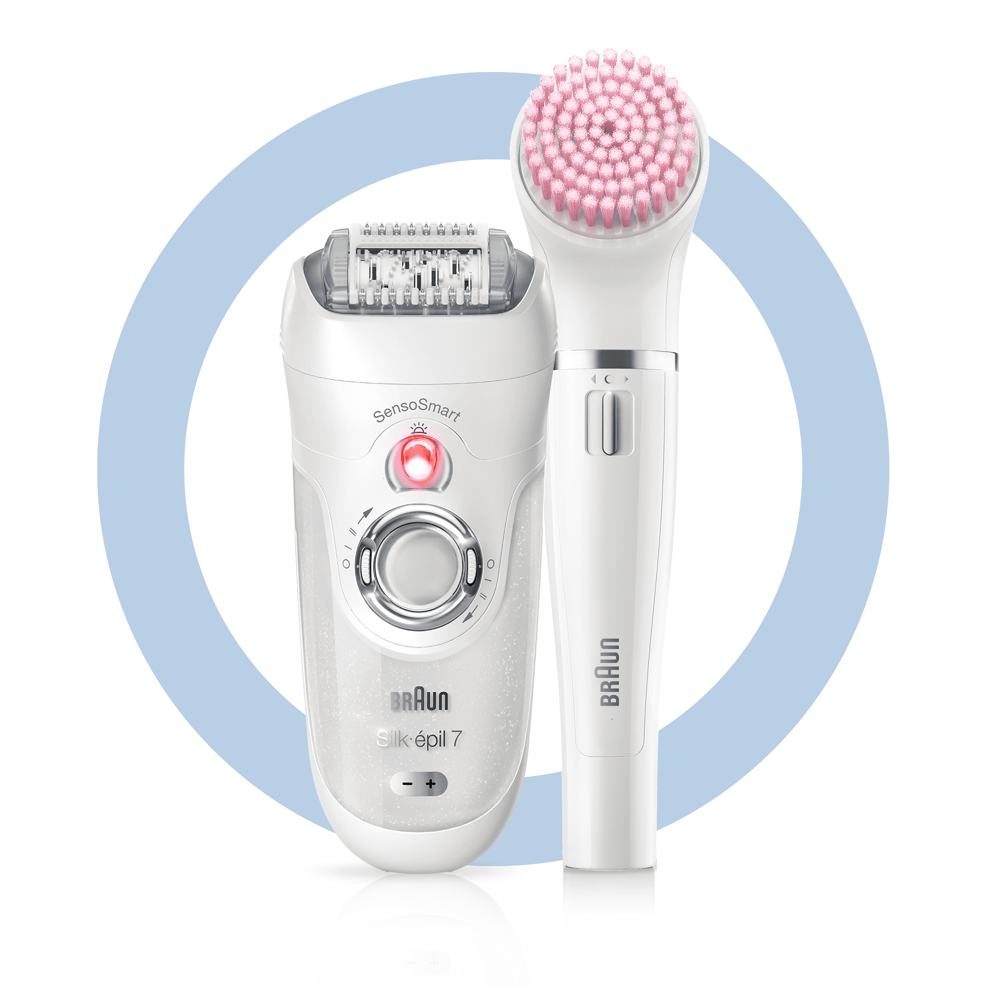 Braun Silk-épil 7 Silk-épil Beauty Set 7 7-775 Professional 3-in-1 Cordless Wet & Dry Hair Removal - Epilator, Face Cleanser and Exfoliator – image 3