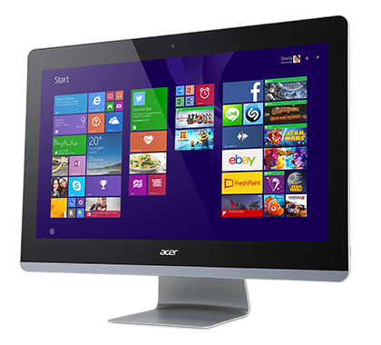 Acer Aspire Z3-710-UR52 Intel® Core™ i5 i5-4590T 60.5 cm (23.8″) 1920 x 1080 pixels Touchscreen All-in-One PC 8 GB DDR3L-SDRAM 1 TB HDD Windows 8.1 Black image 3