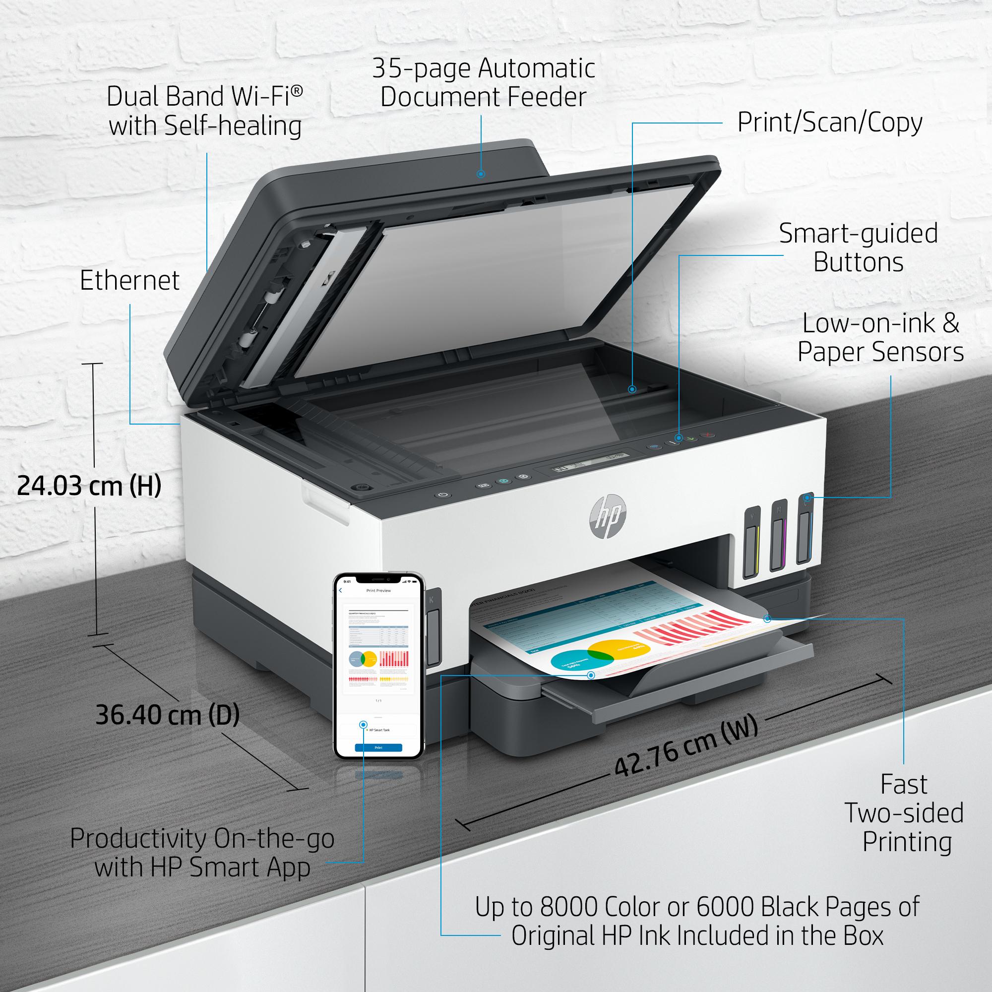 HP Smart Tank 7305 All-in-One Printer – image 7