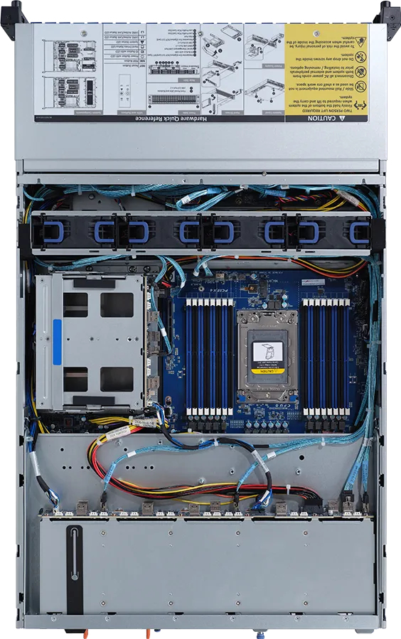 GIGABYTE R262-ZA0 Rack (2U) Black, Steel – image 3