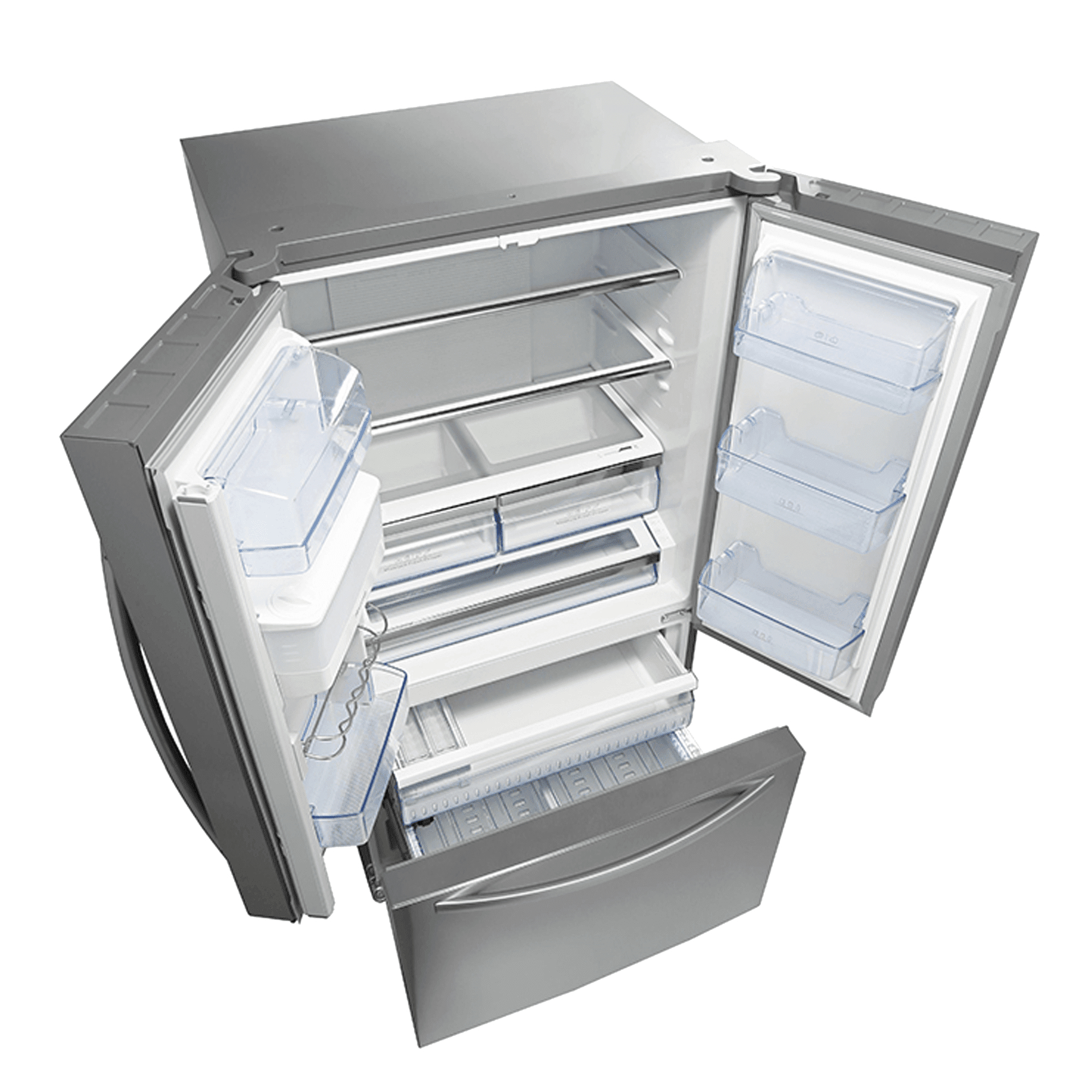 Hisense RF697N4BSF side-by-side refrigerator Freestanding – image 4
