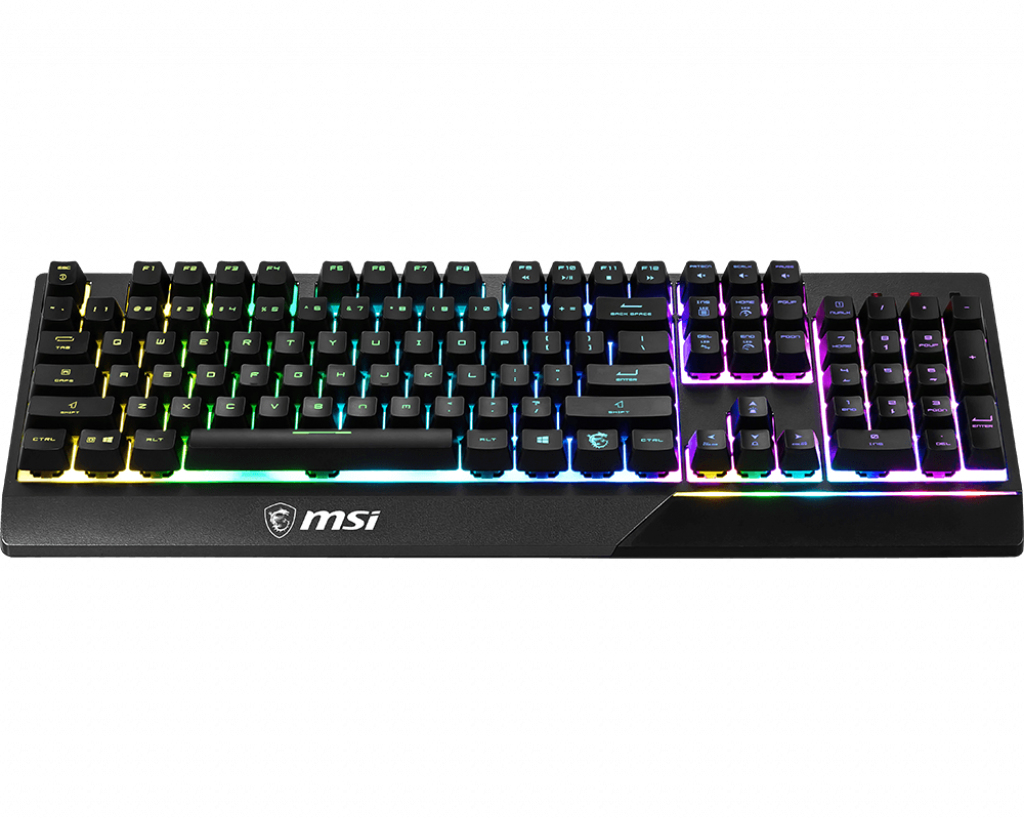MSI VIGOR GK30 RGB MEMchanical Gaming Keyboard ' UK Layout, MECH. Membrane switches, 6-Zone RGB Lighting, RGB Mystic Light, water repellent keyboard design' – image 5