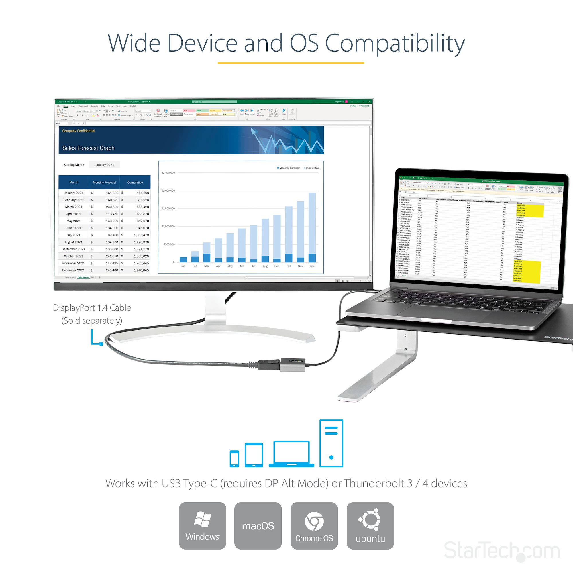 StarTech.com USB C to DisplayPort Adapter - 8K/4K – image 6
