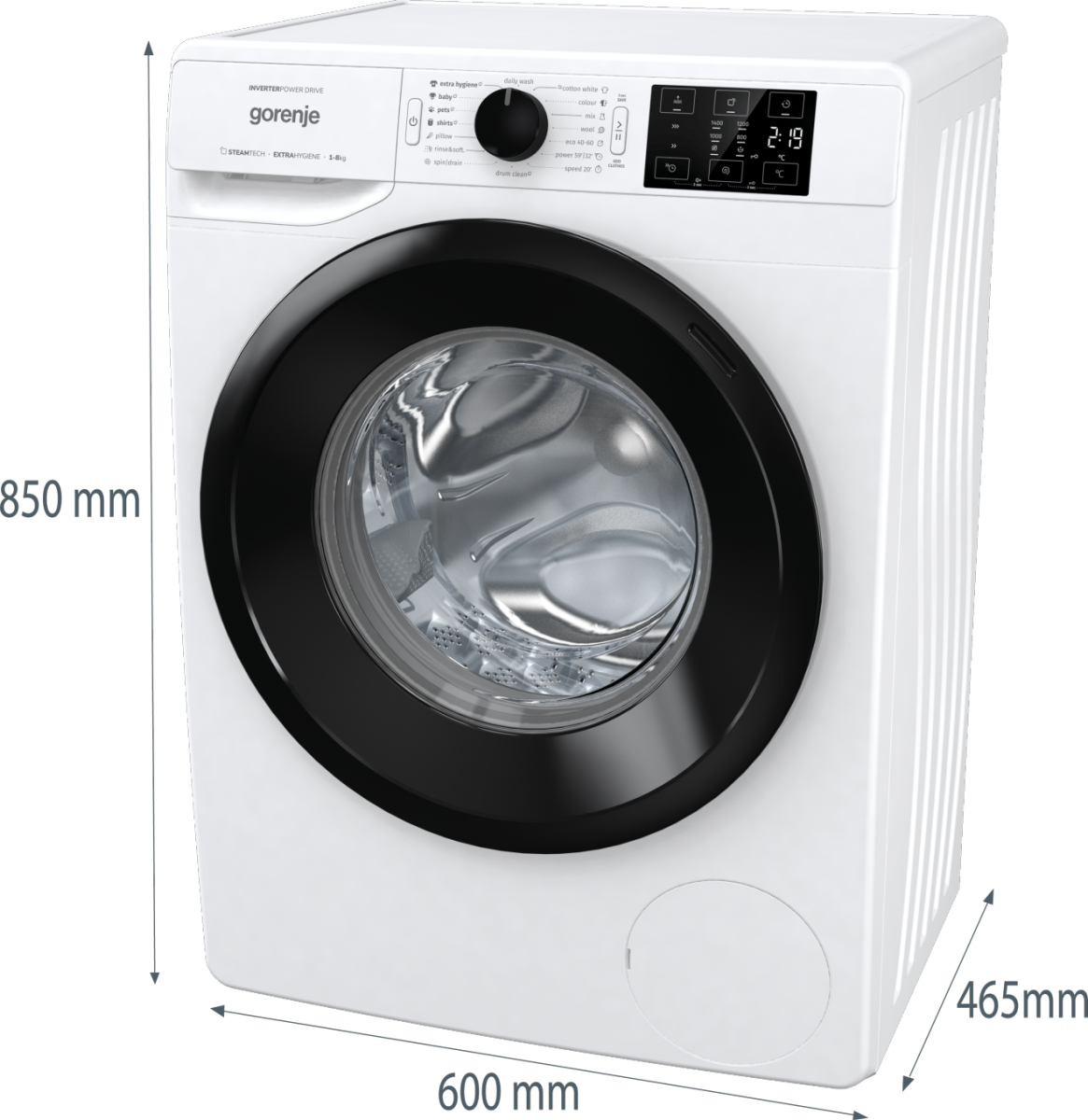 Gorenje WNEI84SCS washing machine Front-load – image 6