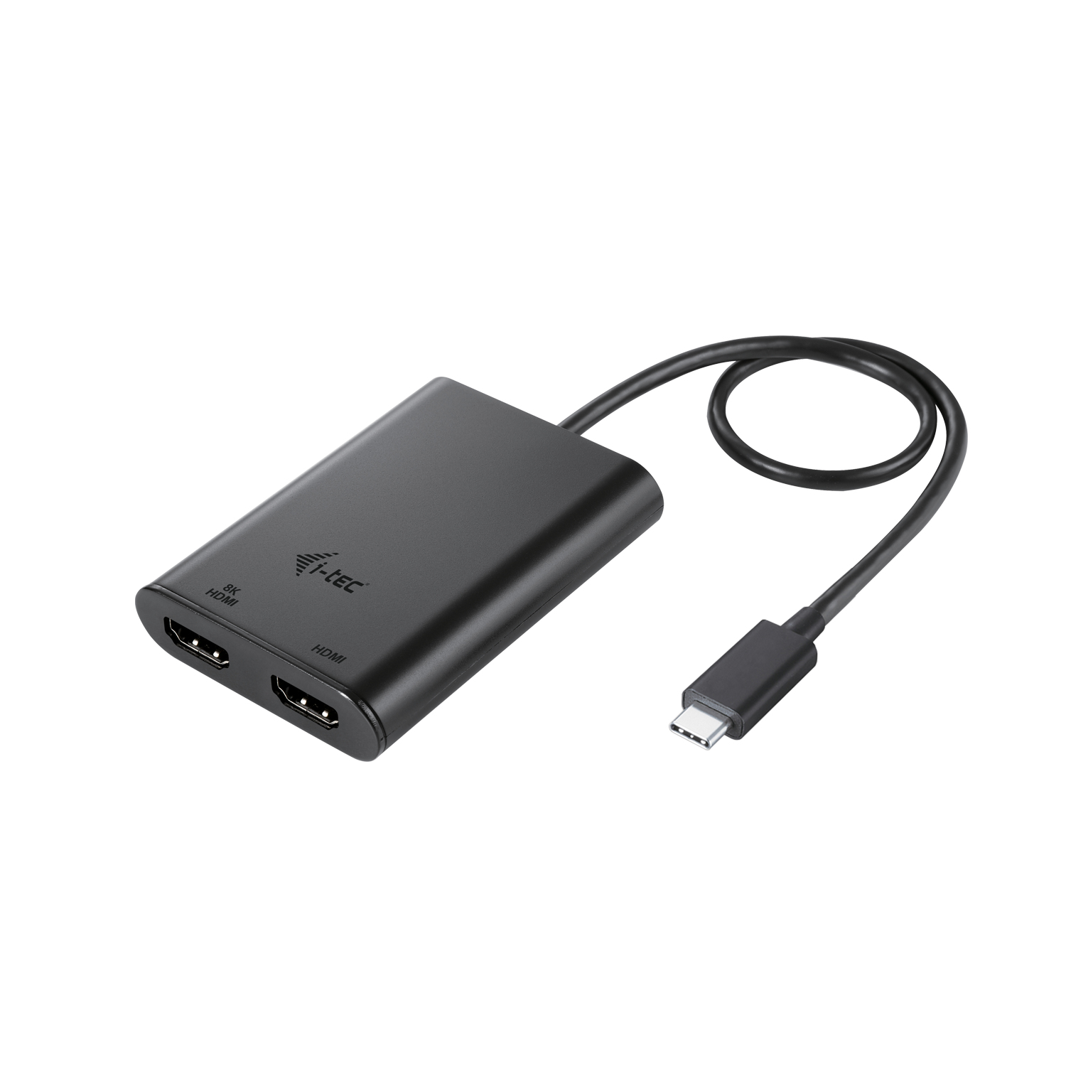i-tec C31DUAL4K60HDMI USB-grafikadapter 7680 x 4320 pixlar Svart