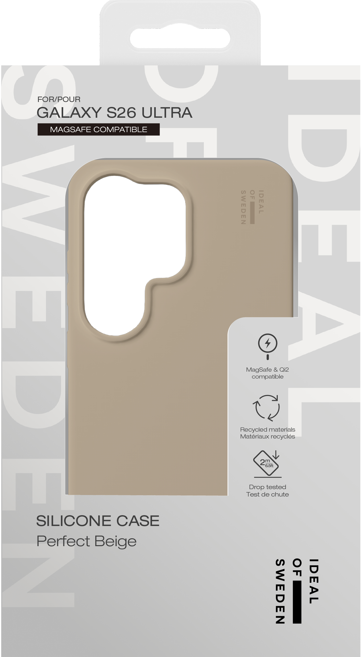 iDeal of Sweden Silicone Case MagSafe Galaxy S26 Ultra Perfect Beige – image 4