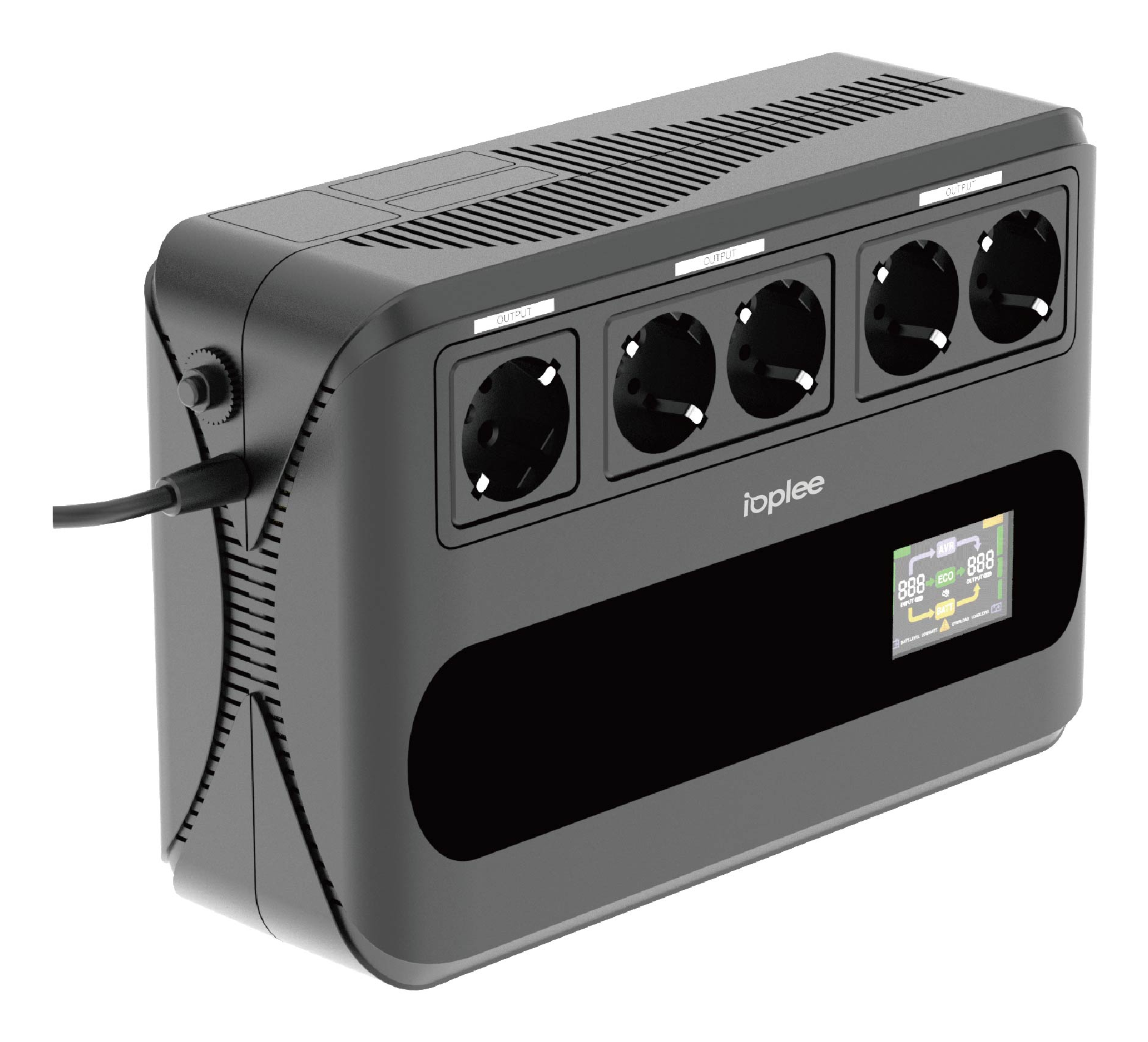 IOPLEE IOPEXTUPS667 uninterruptible power supply (UPS) Standby (Offline) 0.6 kVA – image 4