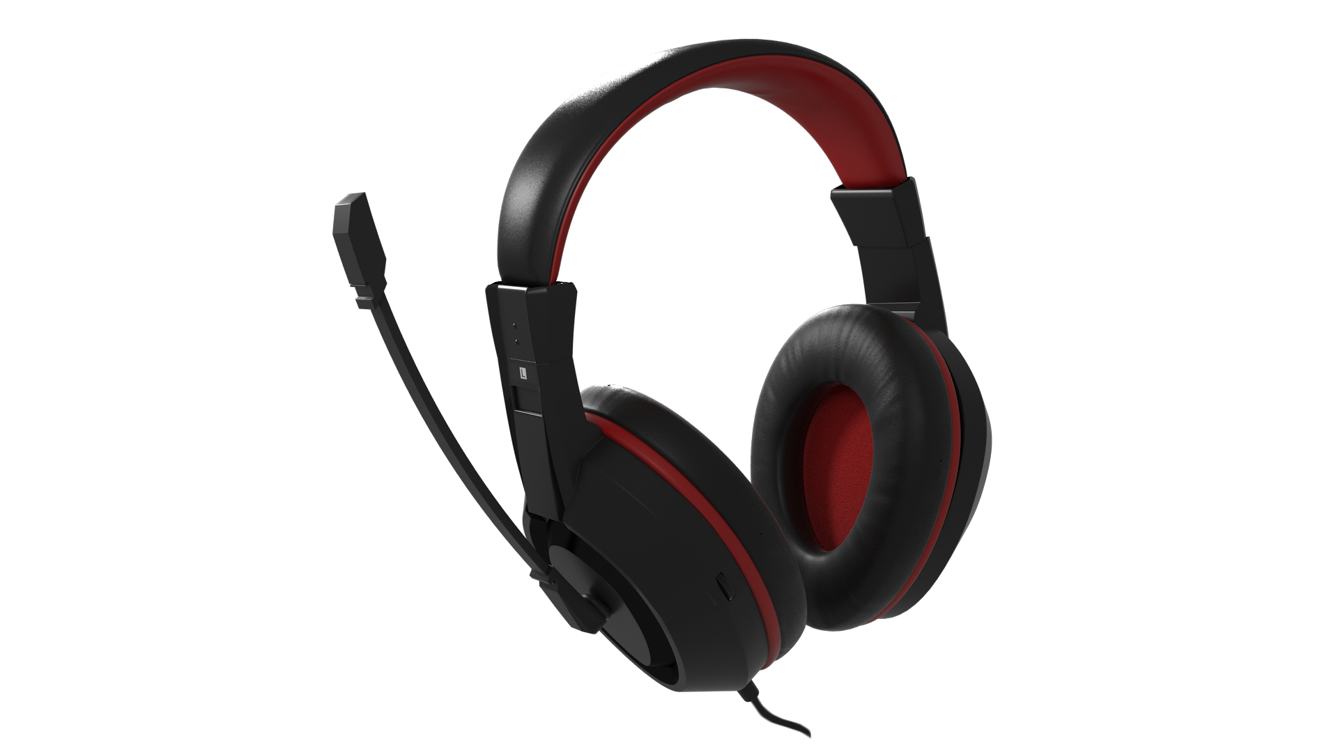 Mars Gaming MAH0+ headphones/headset Wired Head-band Black, Red