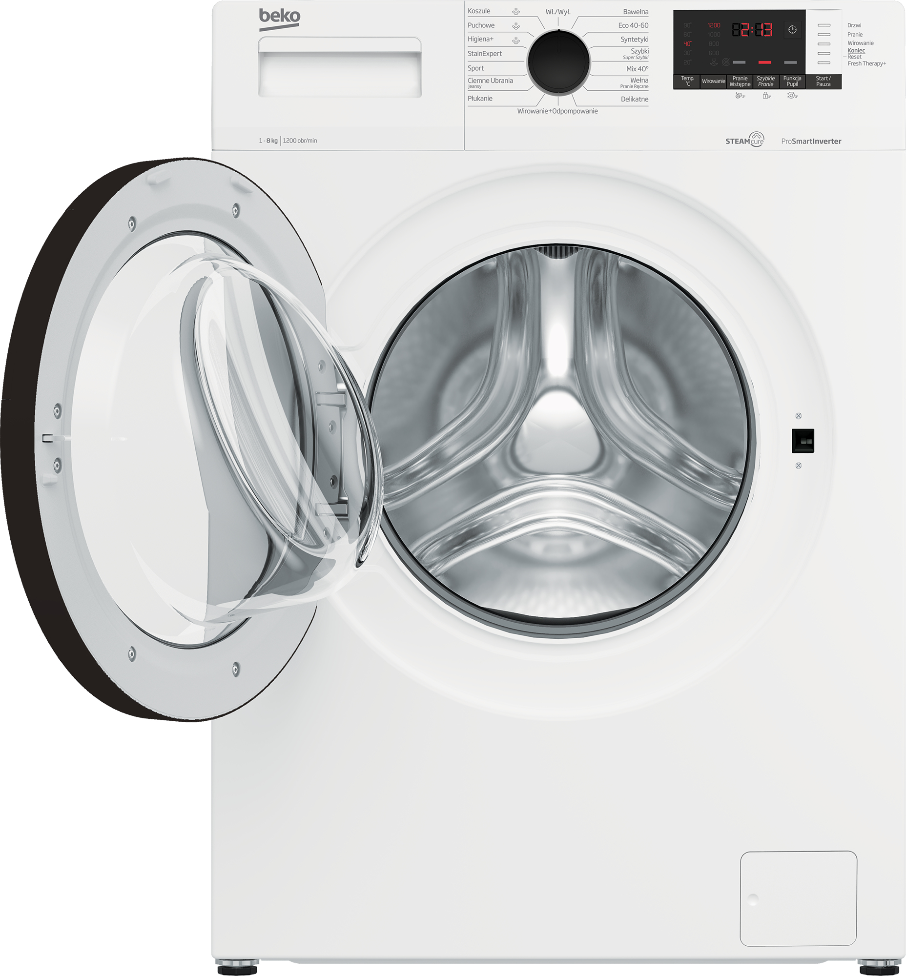Beko WUV8612WPBSE washing machine Front-load – image 3