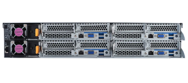 GIGABYTE H262-NO1 Intel C621A LGA 4189 Rack (2U) Black, Steel – image 7