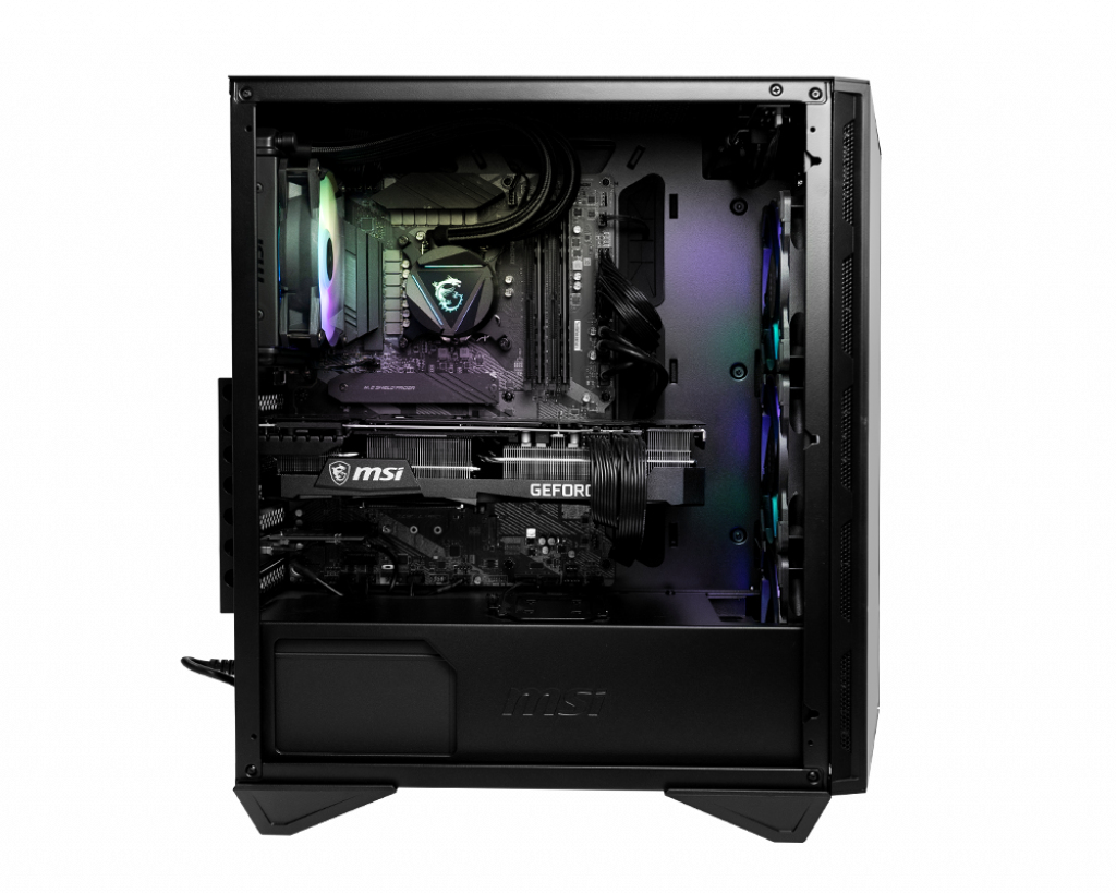 MSI Aegis ZS 7NUE-1076US AMD Ryzen™ 9 7900X 32 GB DDR5-SDRAM 2 TB SSD AMD Radeon RX 9070 XT Windows 11 Home Tower PC Black image 4